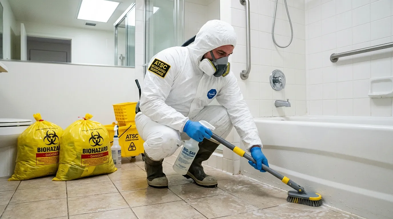 Decontamination equipment deployed for Blood Cleanup in West Haven